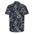 thumbnail image 4 of ZQUUVOU Men's Hawaiian Shirt With Mature Floral Pattern Short Sleeve Resort Casual Beachwear Collar Summer Beach Shirts A-Multicolor, 4 of 5