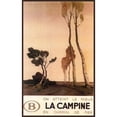 thumbnail image 3 of Vintage Apple Collection 10x14 Black Modern Framed Museum Art Print Titled - La Campine, 3 of 5