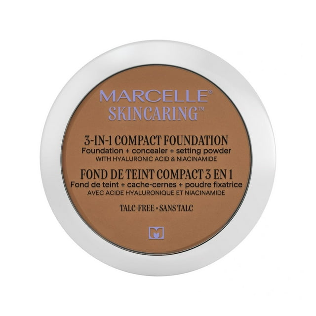 Marcelle Skincaring 3 in 1 Compact Foundation Sun Tan