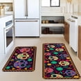 thumbnail image 5 of Mexican Skulls Kitchen Mat Set of 2, Colorful Sugar Skull Calavera Day of The Dead Kitchen Rug Decor Home Decorations, Día de Los Muertos Floor Mat, 5 of 6