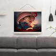 thumbnail image 2 of Cuadros Decorativos 5D DIY diamante pintura ojos grandes chica completo redondo diamante mosaico hogar Ehuebsd Nuevos Originales, 2 of 9