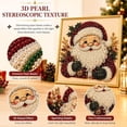 thumbnail image 3 of DIY Christmas Pearl Diamond Painting Art Kit with Frame, Complete Holiday Bead Craft Toolset For Adult Artists, Calming Pastime Project, Handmade Present For Holiday Visitors, 3 of 5