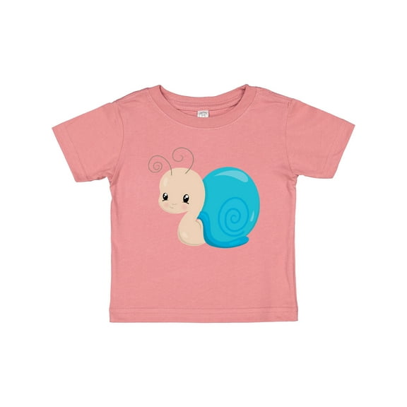 Inktastic Adorable Blue Snail Boys or Girls Baby T-Shirt