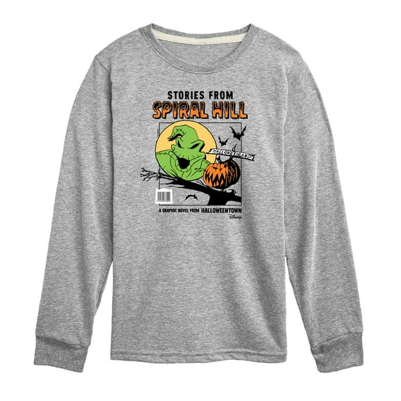 Disney - The Nightmare Before Christmas - Spiral Hill, Halloweentown - Toddler & Youth Long Sleeve Graphic T-Shirt