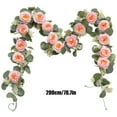 thumbnail image 3 of Elegant Rose Vine Wreath for Wedding Party Hanging Wall Arrangement Home Celebration Decoration, 3 of 4
