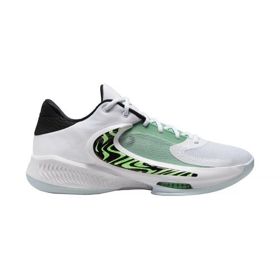 Nike Zoom Freak 4 (GS) Big Kids' Shoes White-Black-Barely Volt dq0553-100