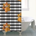 thumbnail image 5 of 72" x 84" Watercolor Puppy Shower Curtain - Hand-Drawn Dog Artwork Waterproof Quick-Dry Decor, 5 of 5