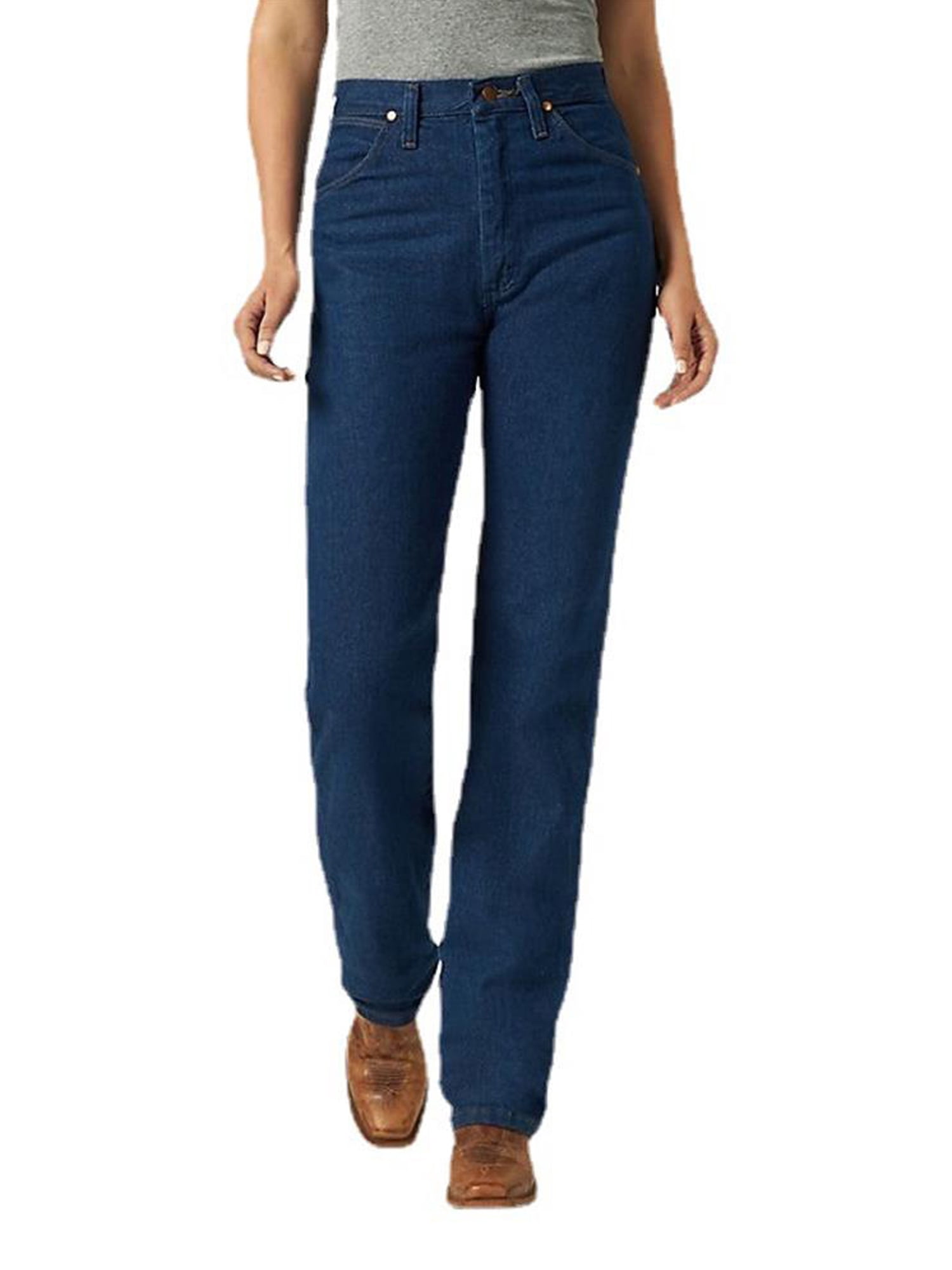 Plain Denim Riding Pants Slim Fit 