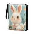 thumbnail image 2 of Game Card Storage Bag Collectible Trading Card Albums The 4-Pocket Card Binder With 50-Page Sleeve Can Hold 400 Game Cards A Cartoon Rabbit, 2 of 6