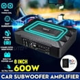 thumbnail image 2 of 400W/800W 8/10/15 Inch Ultra thin Subwoofer Car Active Subwoofer Audio Speaker Bass Amplifier Auto Surround Sound Audio Body Kit, 2 of 6