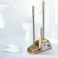 thumbnail image 6 of Toilet Plunger and Bowl Brush Combo for Bathroom Cleaning, Coffee, 2 Sets, 6 of 8