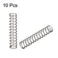 thumbnail image 2 of Unique Bargains Compressed Spring,5mm OD, 0.5mm Wire Size, 10mm Compressed Length, 25mm Free Length,10.6N Load Capacity,Gray,10 pcs, 2 of 4