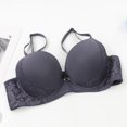 thumbnail image 4 of Xdegoge Bralettes for Women Lace Steel Wire Floral Bra Exquisite Embroidery Push-Up Bralette Breathable Soft Elegant Everyday Wear for All-Day Comfort & Feminine Style with Adjustable Straps, 4 of 5