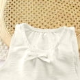 thumbnail image 5 of Zpanxa Girls Short Sets Summer Solid Color Thin Home Clothing with Ruffle Round Neck Tank Top Sets 3-4 Years, 5 of 5