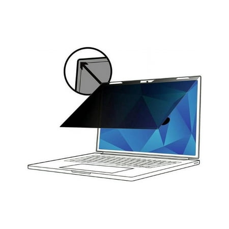 UPC: 0051128011447 | 3M Privacy Filter for Apple MacBook Pro 14 2021 with COMPLY Flip Attach  16:10  PFNAP011 Black  Matte