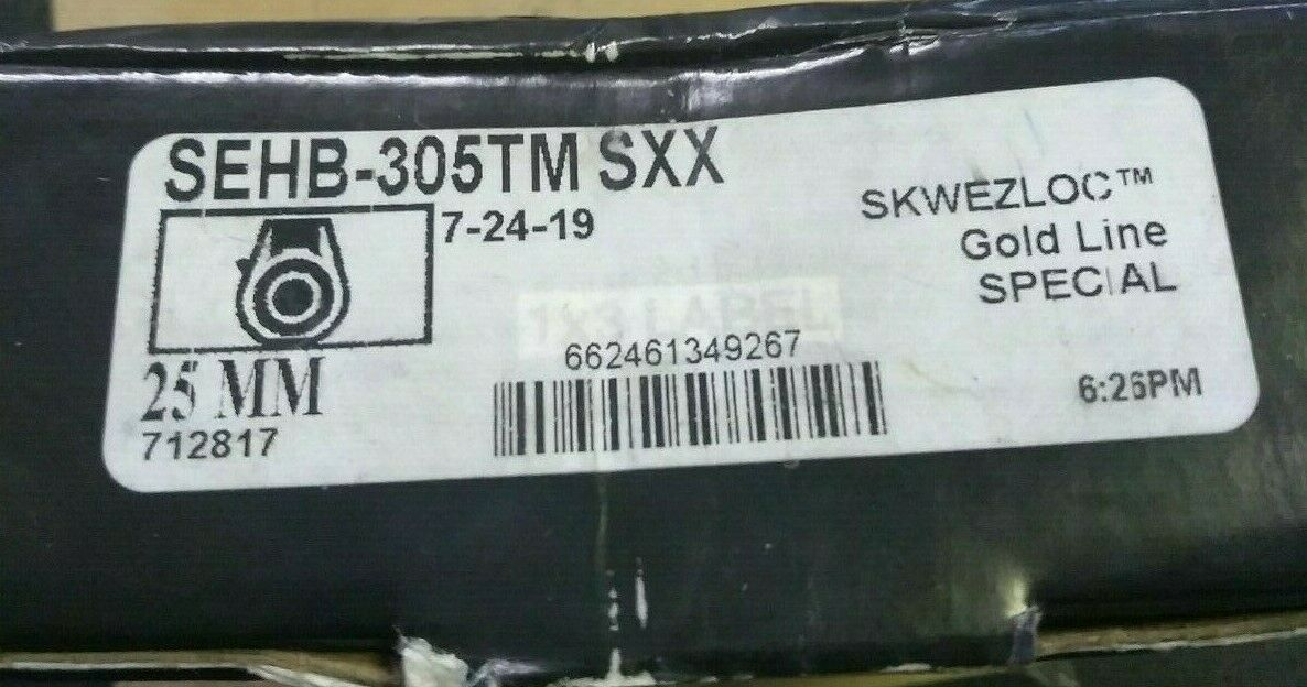 NEW SEALMASTER , REGAL HANGER UNIT BEARING SEHB305TM SXX 25MM
