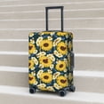 thumbnail image 6 of Disketp Insects Of Flowers Elastic Travel Luggage Cover Travel Suitcase Protective Cover For Trunk Case Apply To 18''-32'' Suitcase Cover-(No luggage included)-Medium, 6 of 7