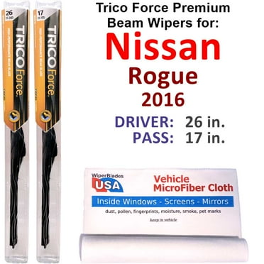 2016 Nissan Rogue Performance Beam Wipers (Set of 2)