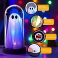 thumbnail image 5 of Orangide Halloween Decor Ghost Night Lamp Creative Spooky Glass Cover Small Night Light Battery Operated Funny Scary Atmosphere for Tabletop, 5 of 8