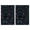 Black Halloween Ghost, variant on 6 Pcs Funny Kitchen Towels,Black Halloween Skull Book Pattern Microfiber Dish Towels,Kitchen Tea Towels,Kitchen Towel Set (18" X 26")