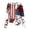 Wine, variant on Scrubs Jackets for Women Usa Flag Graphic Print Medical Nurse Uniforms Plus Size Crew Neck T Shirts Long Sleeve Scrub Top