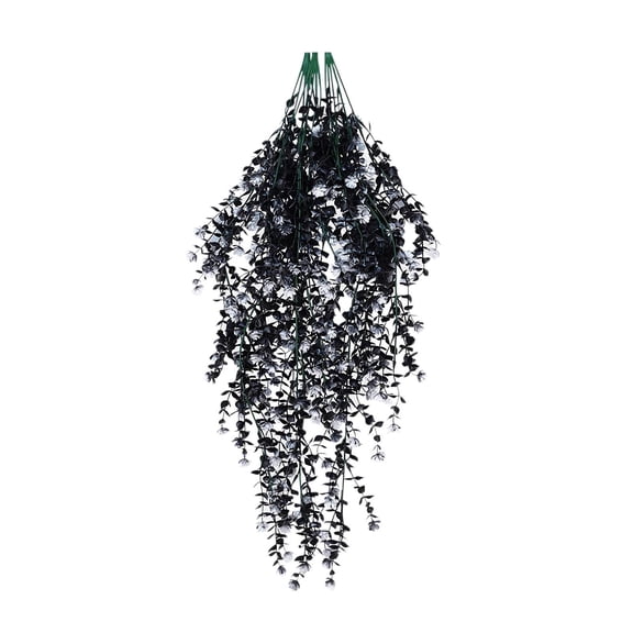Yakvarog Fake Flowers Real Touch Hanging Artificial Flowers, Eucalyptus Vine Faux Flower Greenery Garland Plastic Plants for Indoor Outdoor Wall Garden Wedding Home Party Decoer