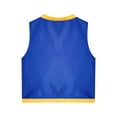 thumbnail image 5 of TiaoBug Kids Gothic Vintage Vest Open Front Fully Lined Dressy Waistcoat Halloween Dress Up Royal Blue 10-12, 5 of 7