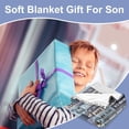 thumbnail image 3 of LHSHID Gifts for Mom from Daughter Son Blanket Flannel Soft and Comfortable Anti static Bed Sofa Blanket 60x80in, 3 of 5