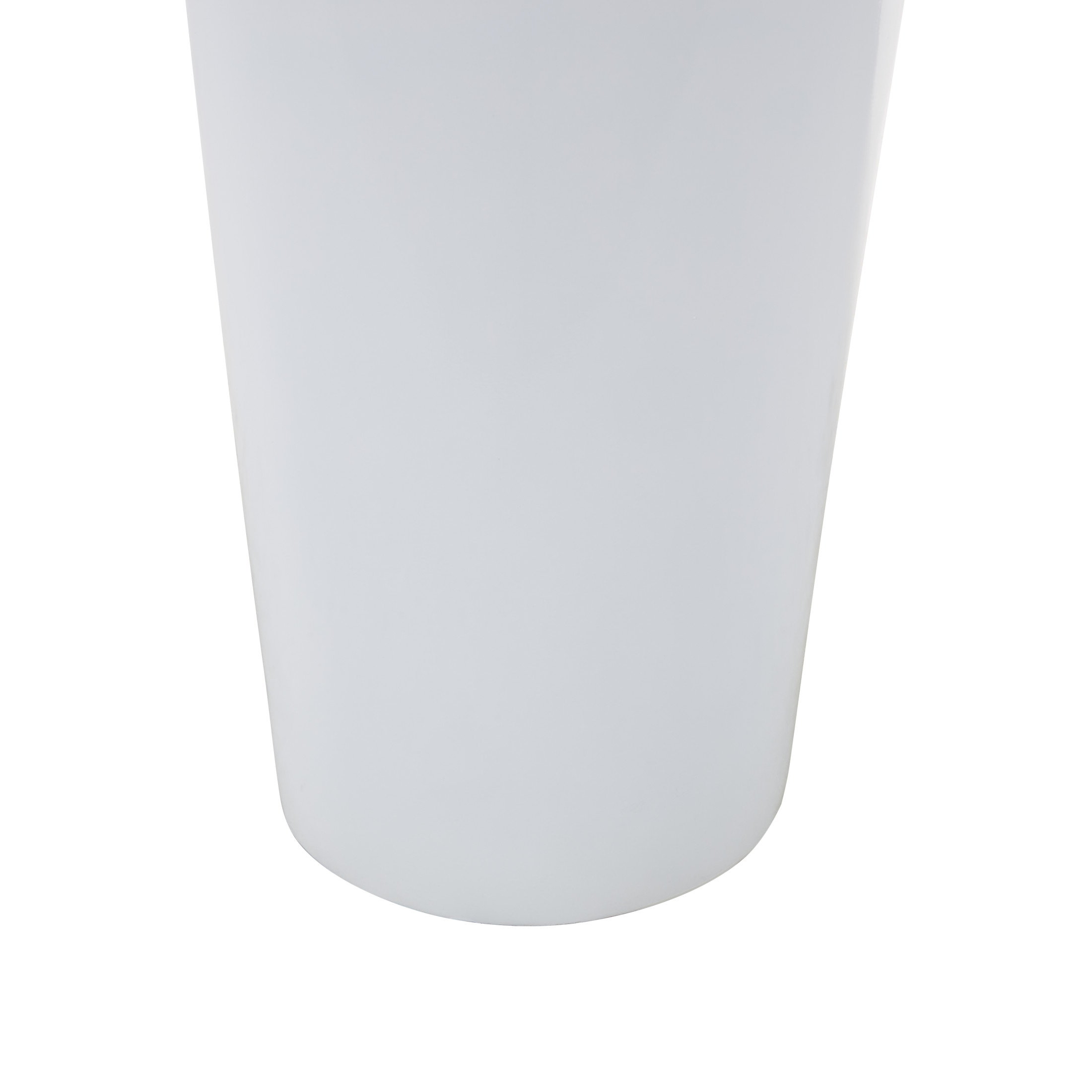 DecMode 48" White Fiberglass Vase