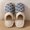 Checkered Gray, variant on Cozy & Chic Women's Winter Plush Slippers - Soft, Warm Indoor Comfort with Non-Slip PVC Sole, Cream Cuff Detail, Hand Washable - Perfect for Home Relaxation