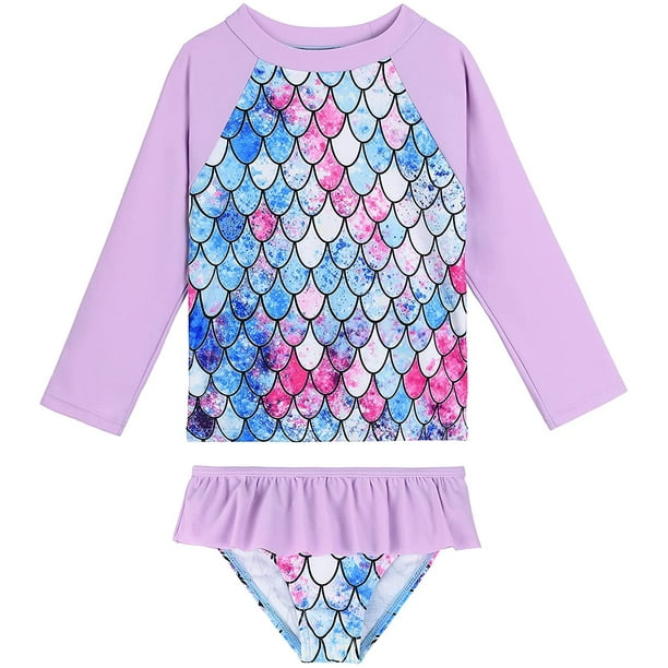 Baby girl swimwear uv deals protection