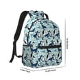 thumbnail image 2 of Yiaed Penguins Whales Print School Backpack College Backpack Daypacks for Students High School Spacious and Durable Daypack for Work and Travel-One Size, 2 of 6