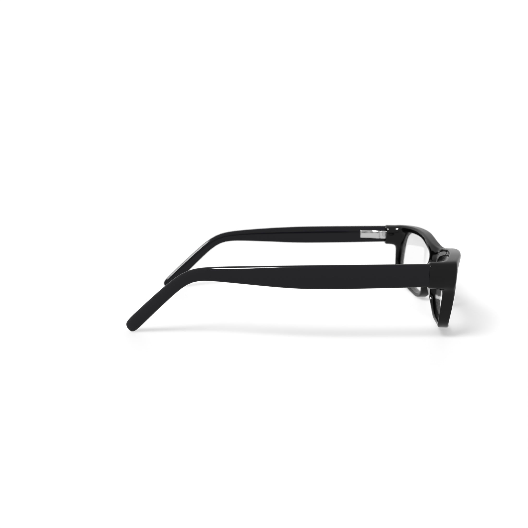Walmart Men's FM14112 Rectangular Prescription Eyeglasses with Case, Black