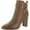 Polo Tan Burnished, variant on Lauren Ralph Lauren Womens Madisyn Leather Stacked Heel Ankle Boots