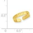 thumbnail image 2 of Bague d'Orteil Cœur en Or Jaune 14 K, 2 of 2