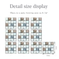 thumbnail image 3 of 10pcs 3D Crystal Tile Stickers DIY Waterproof Self-Adhesive Wall Stickers, 3 of 8