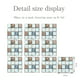 XZNGL 10pcs 3D Stickers Carreaux de Cristal DIY Autocollants Muraux Adhésifs Imperméables à l'Eau – image 3 sur 9