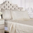 thumbnail image 5 of Cotton Rich 600 Thread Count Italian Paisley Sheet Set  California King-Ivory, 5 of 5