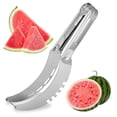 thumbnail image 1 of Cortador Frutas Con Artefacto para Cortar Sandía Acero Inoxidable Antideslizante, 1 of 9