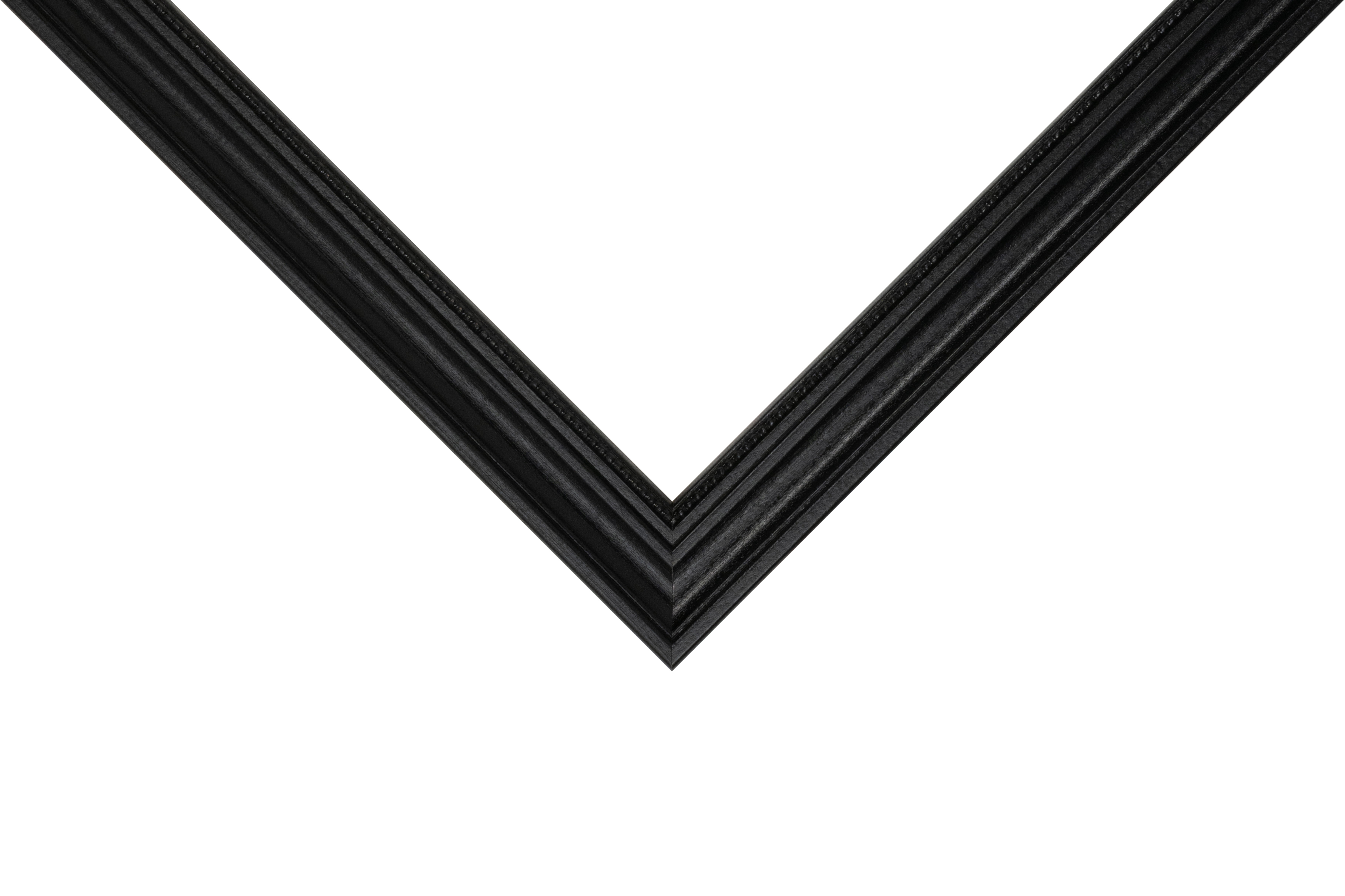 Boardroom Black with Black Bead 18x24 Inch Picture Frame