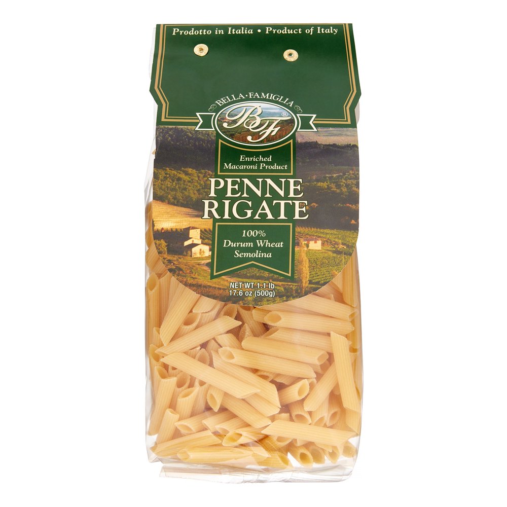Bella Famiglia Pasta, Penne Rigate, 17.6 Oz