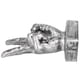 thumbnail image 4 of Escultura De Gesto De Victoria, Estilo Europa, Resina Creativa Retro, Escultura De Gesto De Dedo, Adorno De Espritorio, Decoración De Oficina En El Hogar, Estatua De, 4 of 7