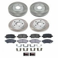 thumbnail image 2 of PowerStop Front and Rear Semi-Coated Rotor and Low-Dust Ceramic Brake Pad Kit SC1589, 2 of 3