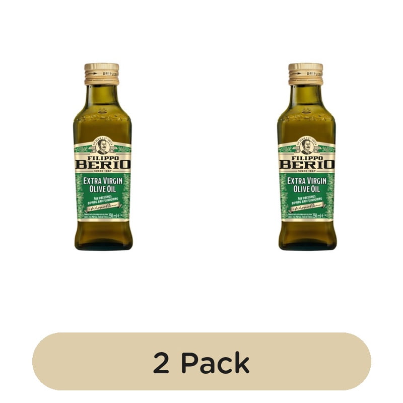 Filippo Berio Extra Virgin Olive Oil 250ml, British Import (Pack of 2)