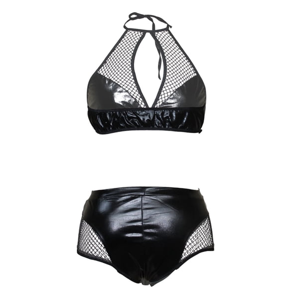 Tnhcen Women's Sexy Skeleton Strap-On Mesh Mesh Leather Erotic Lingerie Set  Two-Piece Set Womens Bikini Underwire Lingerie Chemise - Walmart.ca
