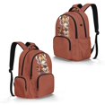 thumbnail image 2 of Whosucclay Reading Tiger Pattern Backpack for Kid Lightweight Large Capacity School Bag with Adjustable Straps, Elementary School Bookbag for Girls Boys, 2 of 8