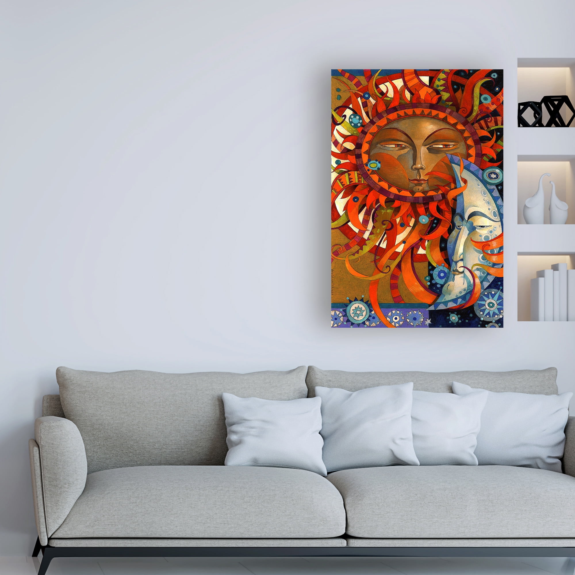 Trademark Fine Art 'Celestial Courtship' Canvas Art by David Galchutt