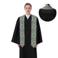 thumbnail image 4 of Fotbe Round Mandala1 Printed Class of 2024 Graduation Stole, 4 of 7