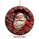 thumbnail image 3 of Adorno Navideño Plano para Árbol de Navidad | Colgante para Casa y Coche | Decoración Navideña Multiusos para Árbol, Chimenea, Puerta, Sala de Estar, Regalo para Recién Nacidos y Bodas, 3 of 5