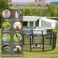 thumbnail image 2 of Jhsomdr Dog Playpen Dog Fence Outdoor, 32" Height Metal Dog Pen 20 Panels Puppy Playpen with Doors Indoor Pet Fence Exercise Pen for RV, Camping, Garden, 2 of 9
